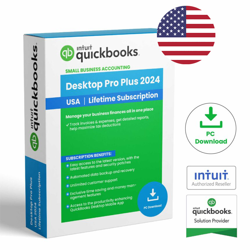 QuickBooks Desktop Pro 2024 for windows - Lifetime License
